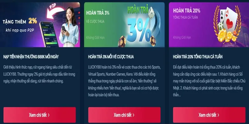 Thưởng Nạp Đầu 100%